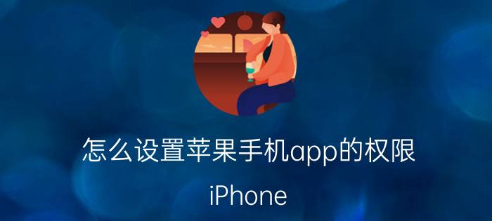 怎么设置苹果手机app的权限 iPhone XR如何管理应用访问权限？